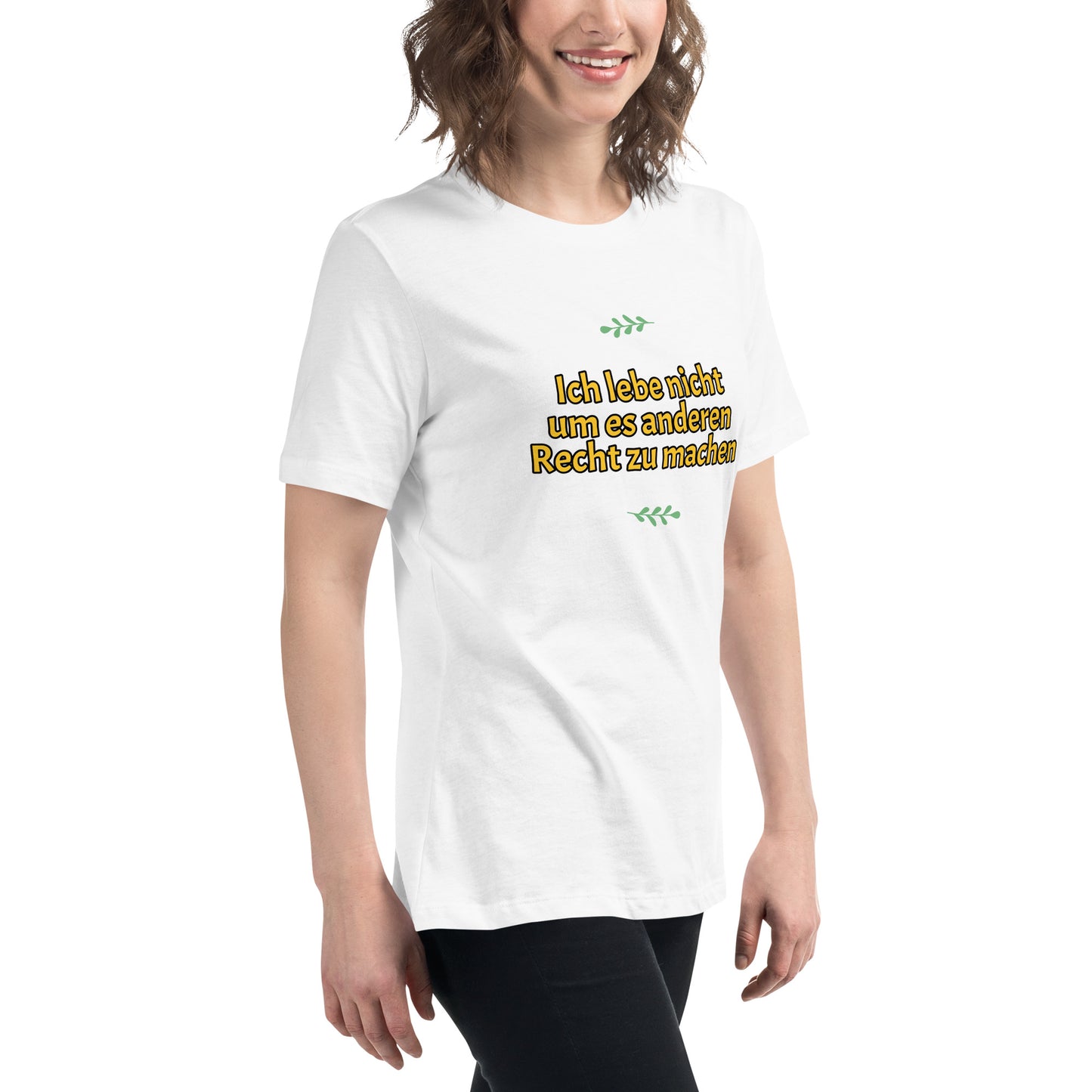 Women's Relaxed T-Shirt, Leben