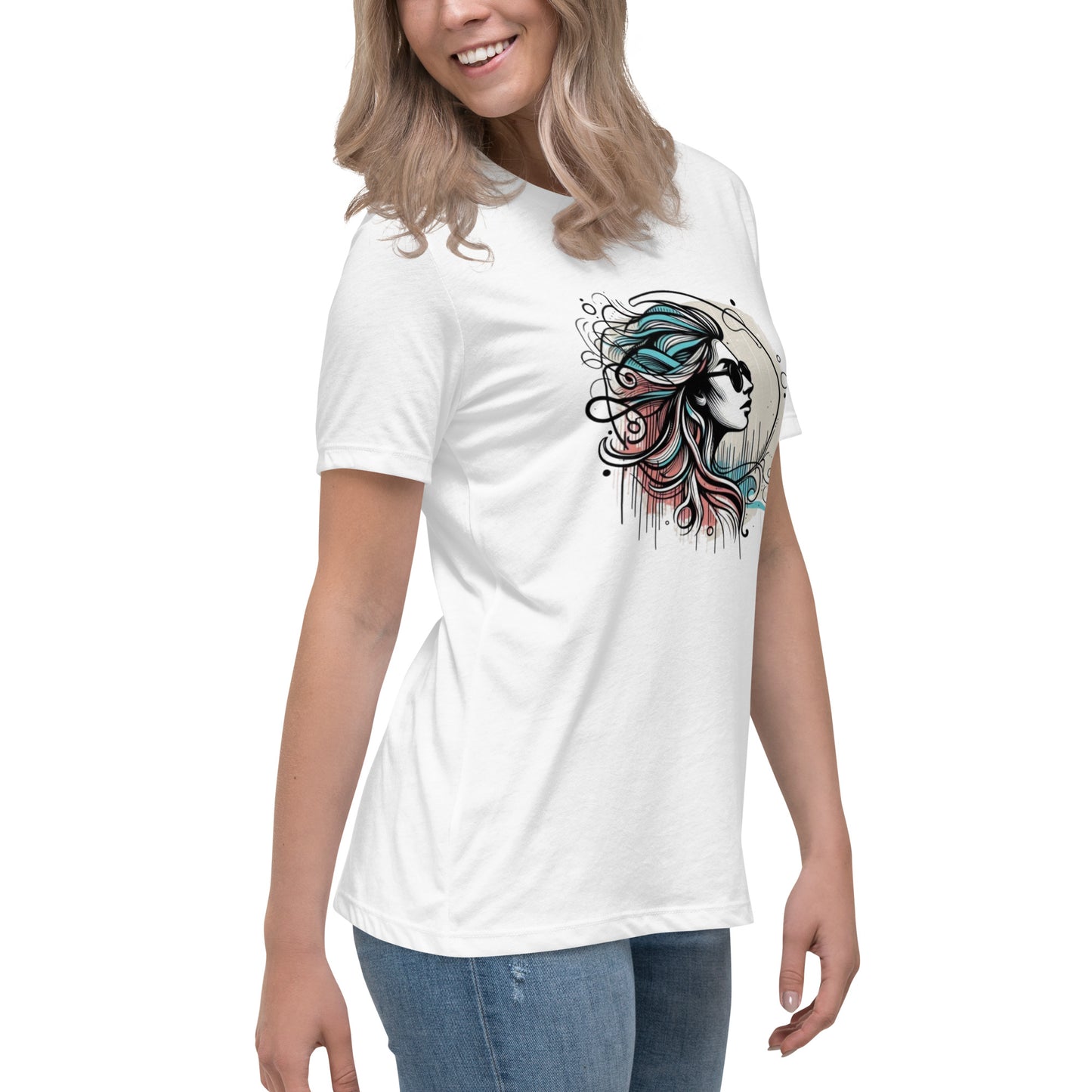 Women's Relaxed T-Shirt, Head