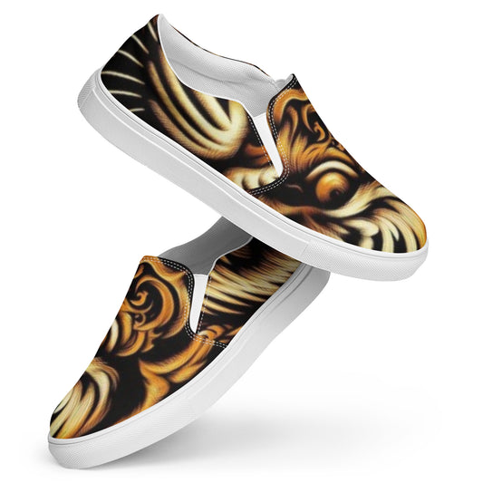 Women’s slip-on canvas shoes, LION