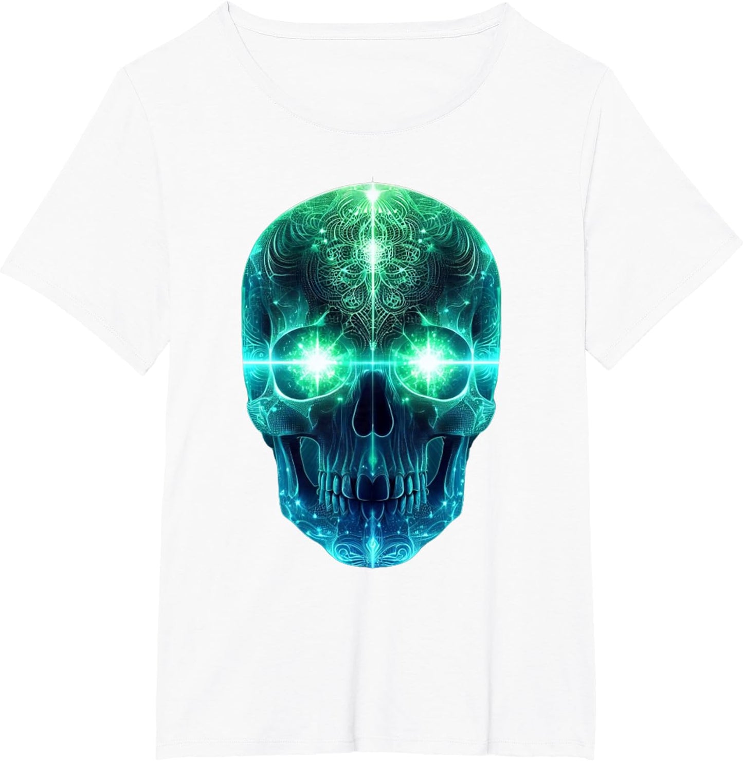 Luminous Head T-Shirt for Men, Women and Children, black
