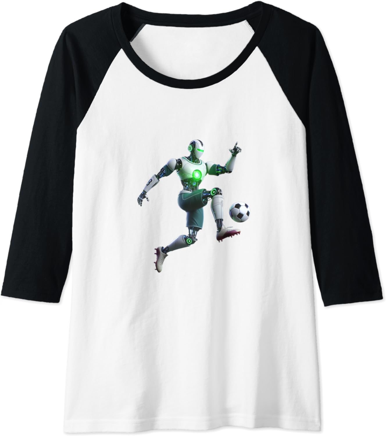 Football Raglan, black