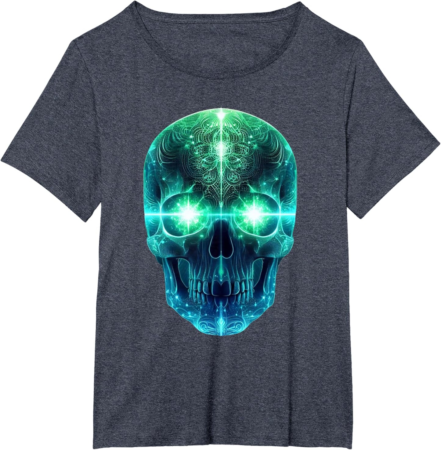 Luminous Head T-Shirt for Men, Women and Children, black