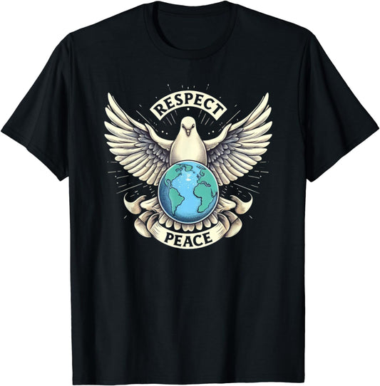 Respekt und Frieden auf der Erde T-Shirt