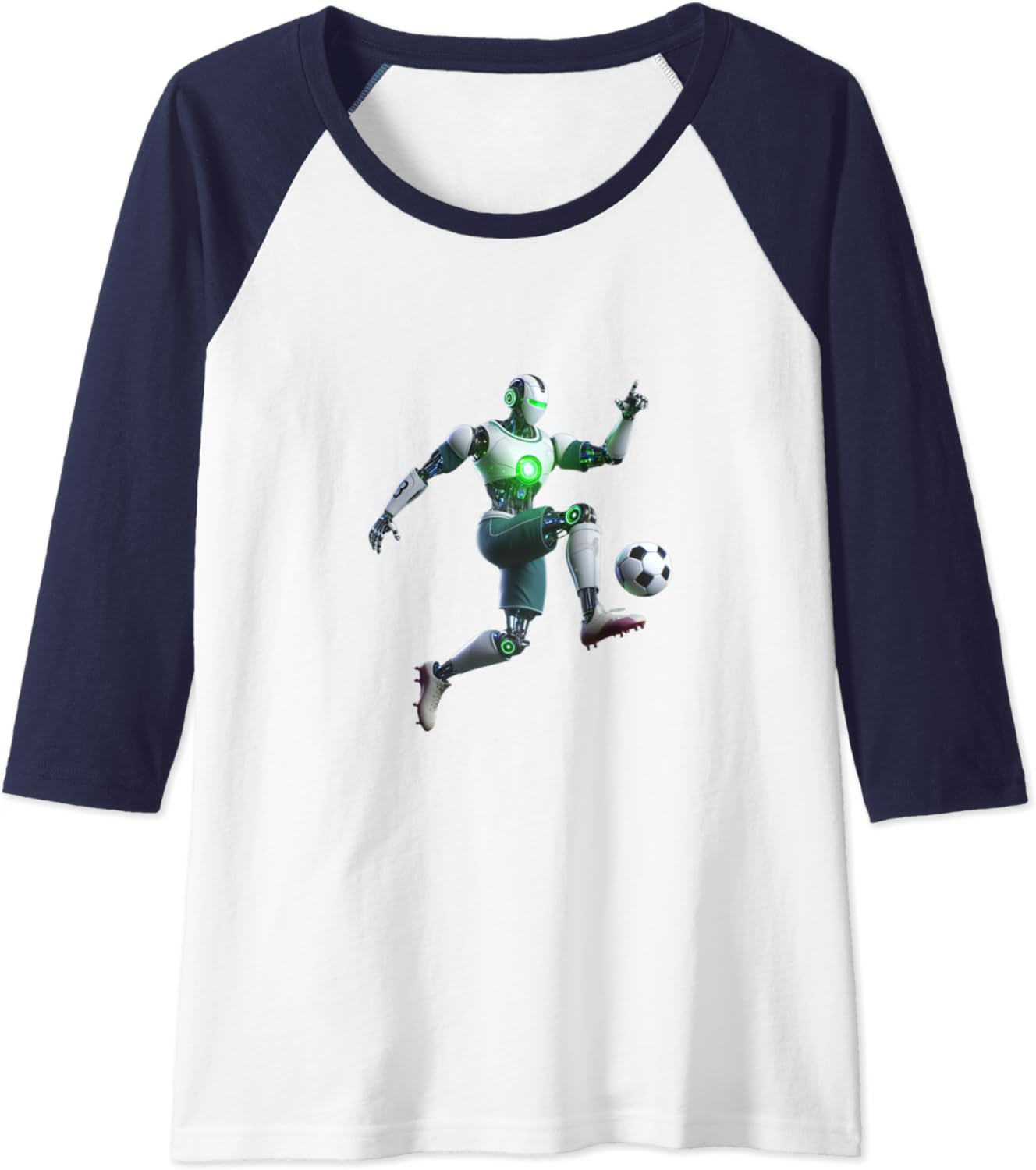 Football Raglan, black