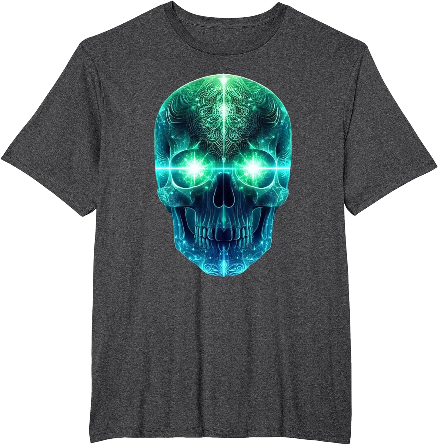 Luminous Head T-Shirt for Men, Women and Children, black