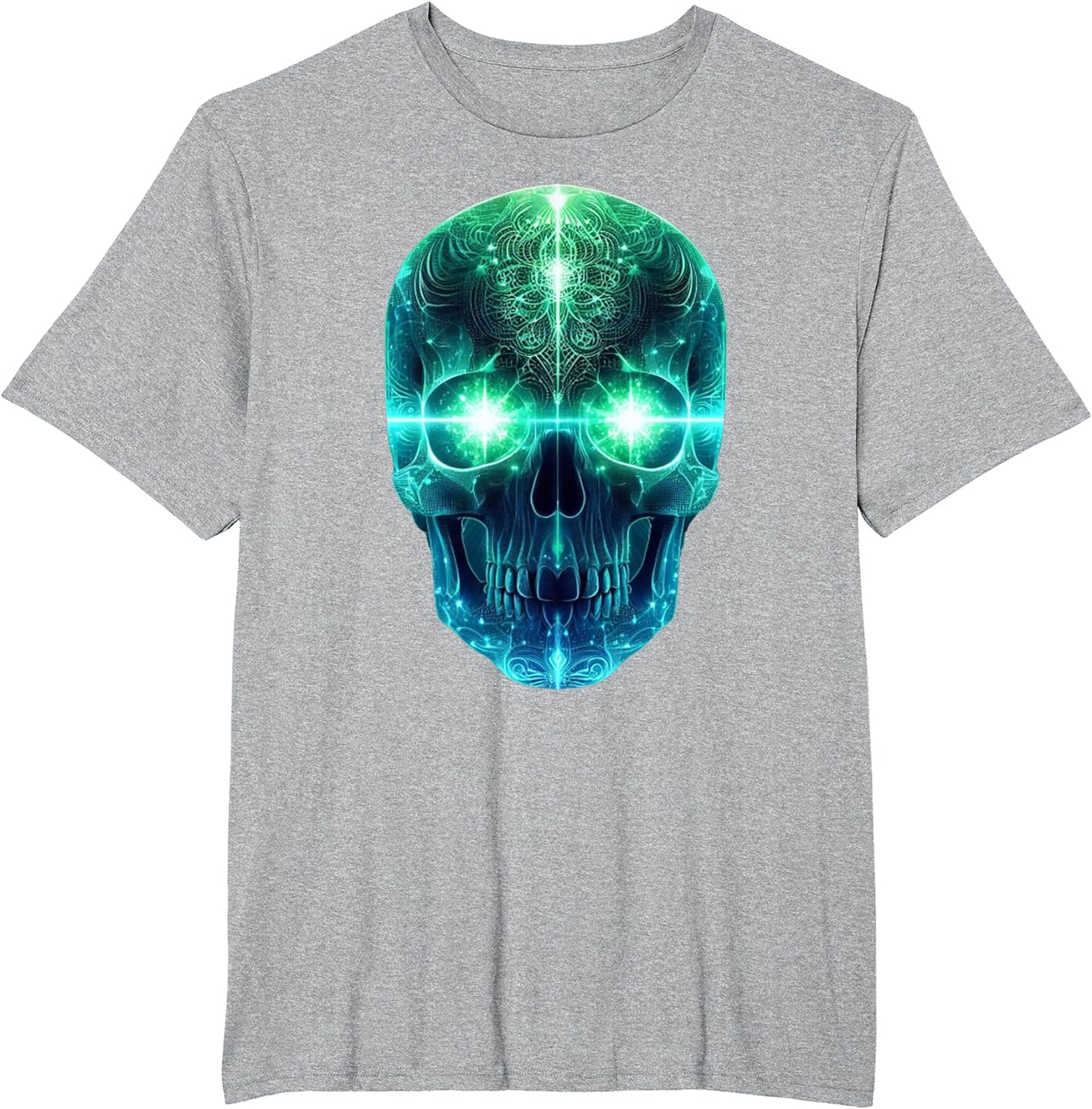 Luminous Head T-Shirt for Men, Women and Children, black