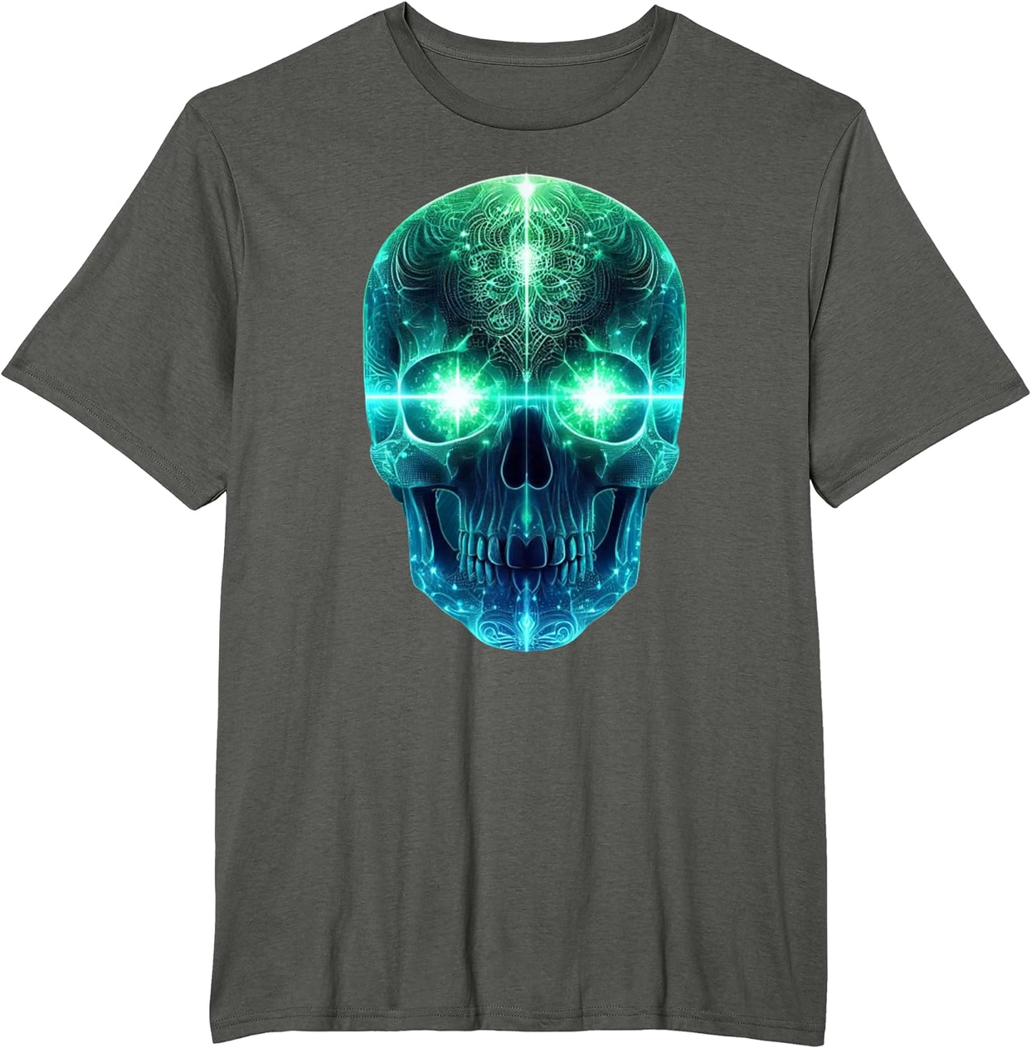 Luminous Head T-Shirt for Men, Women and Children, black