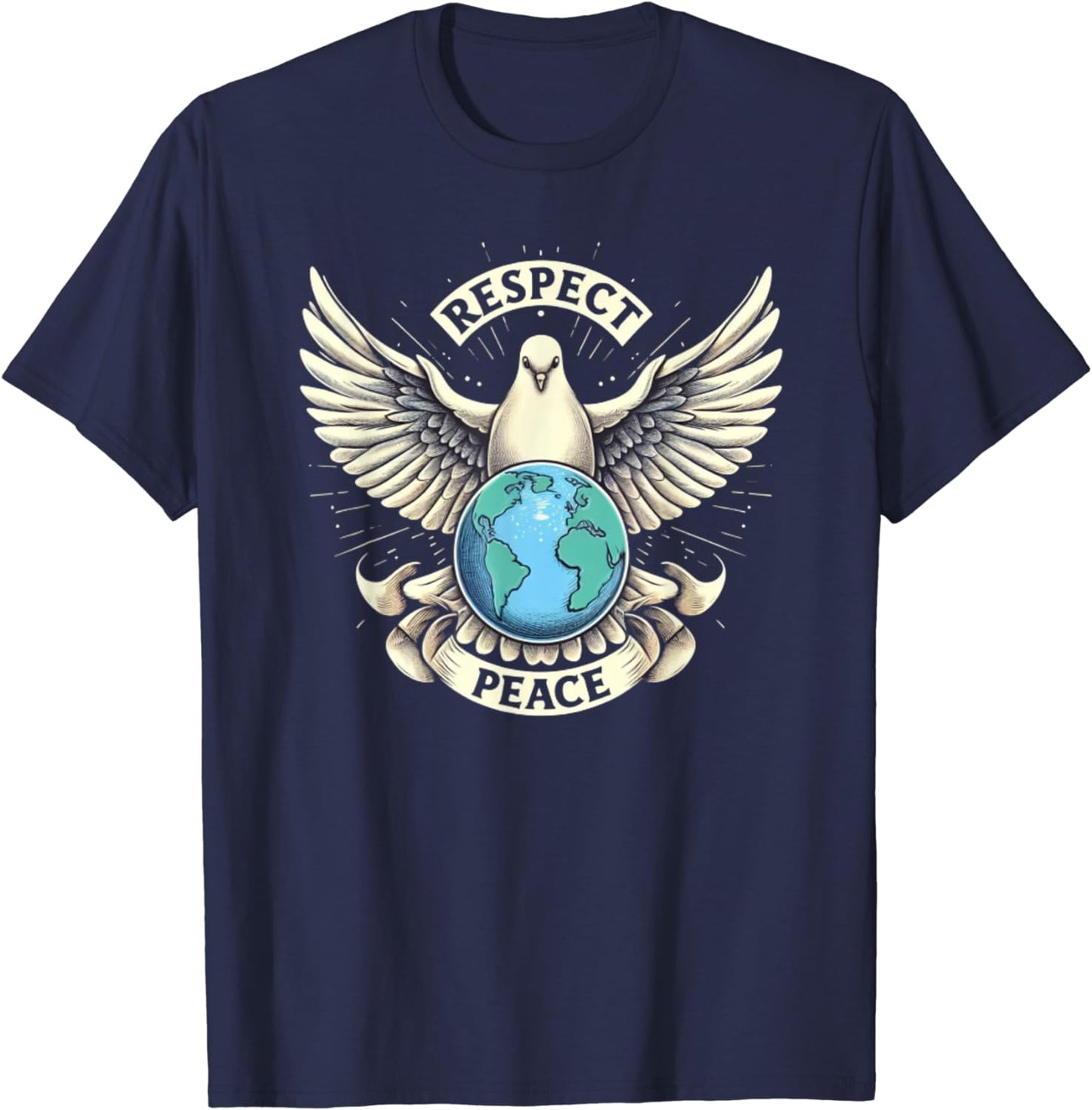 Respekt und Frieden auf der Erde T-Shirt