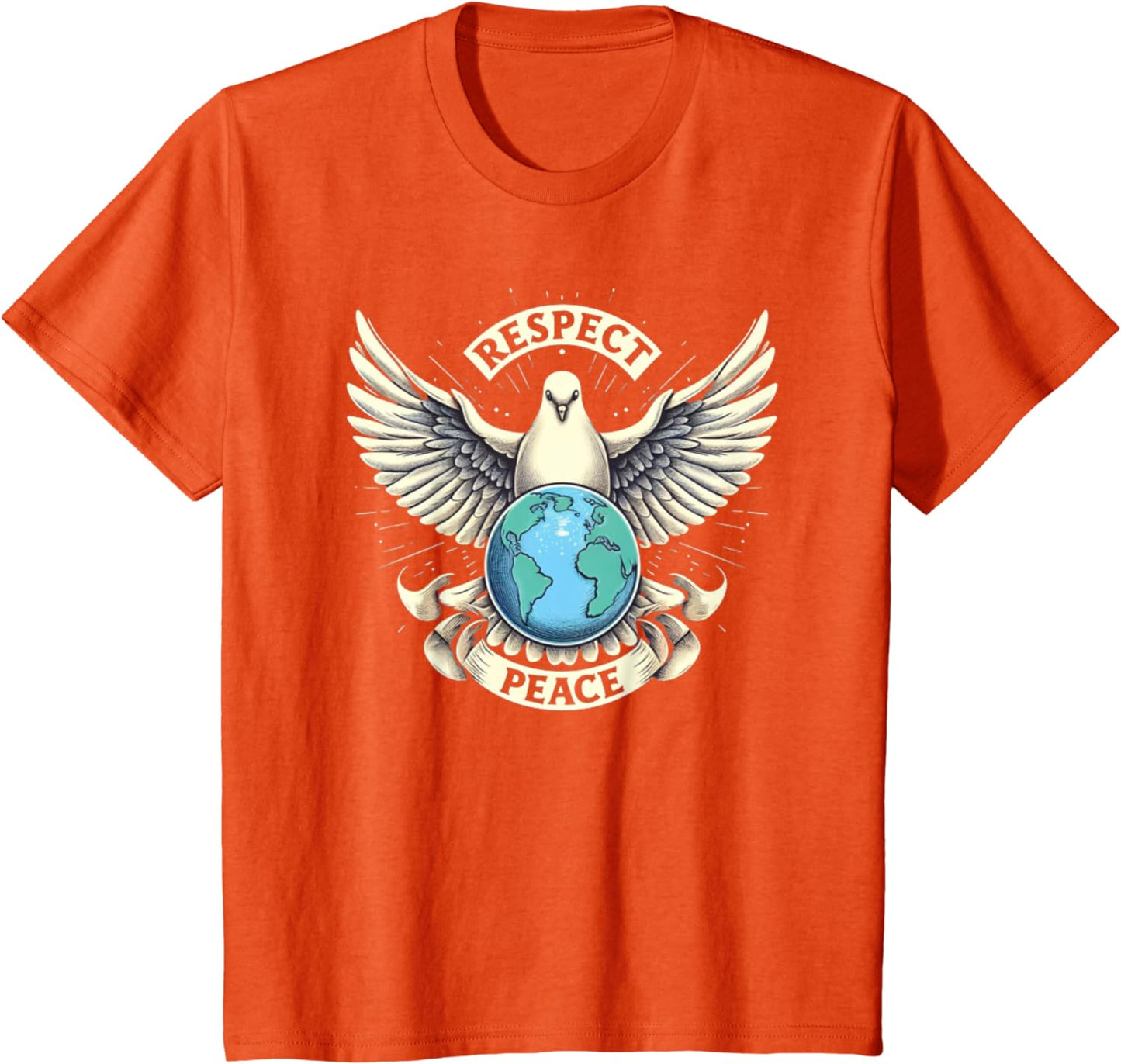 Respekt und Frieden auf der Erde T-Shirt