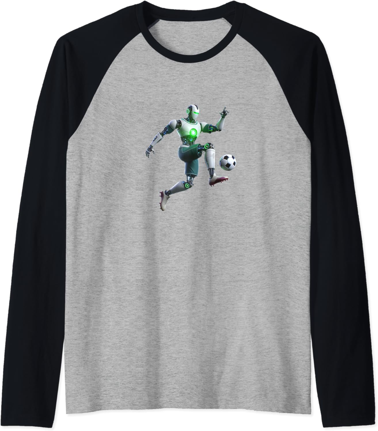 Football Raglan, black