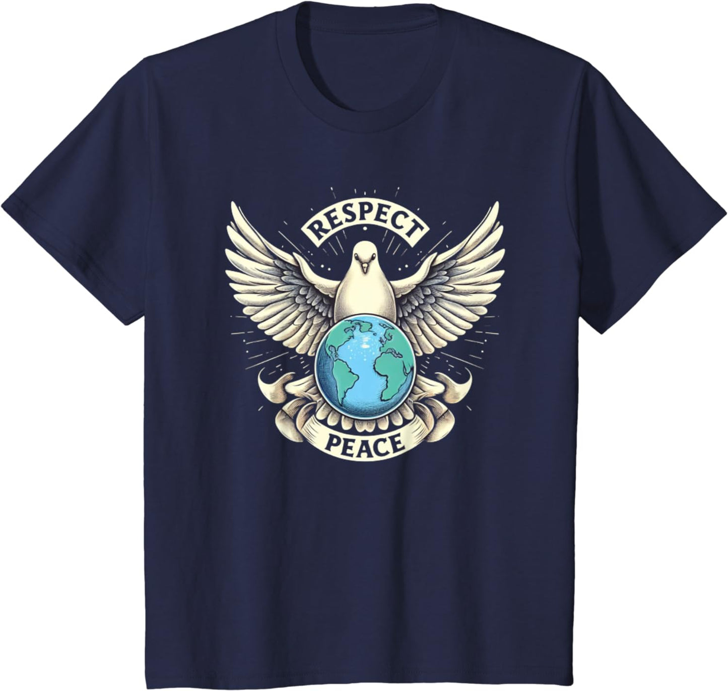 Respekt und Frieden auf der Erde T-Shirt