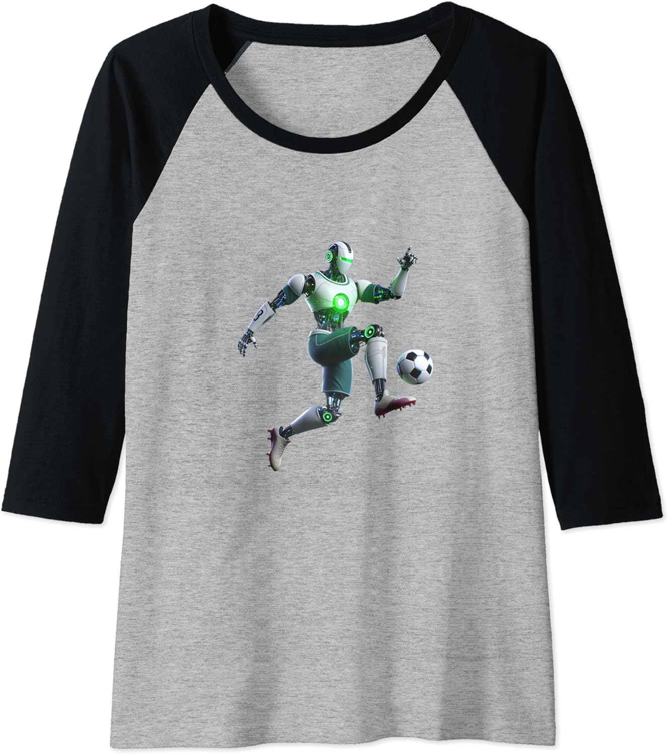 Football Raglan, black